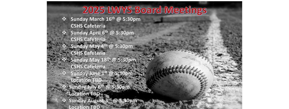 2025 Board Meetings 